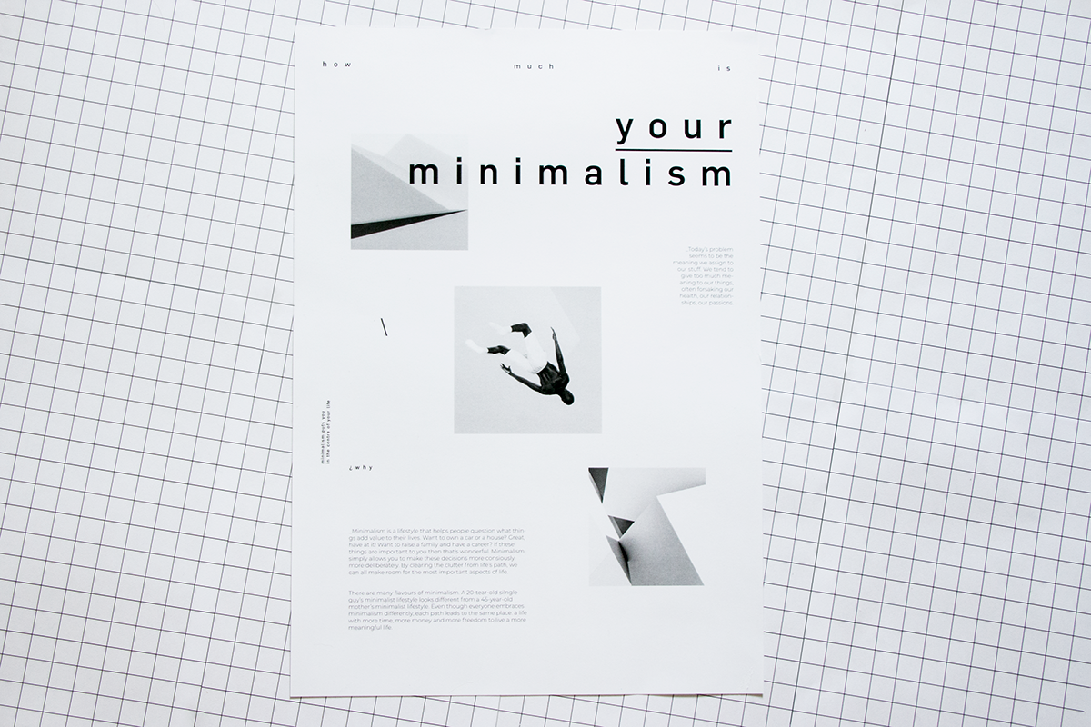 Minimalism grid typograhy typesetting composition Photography 