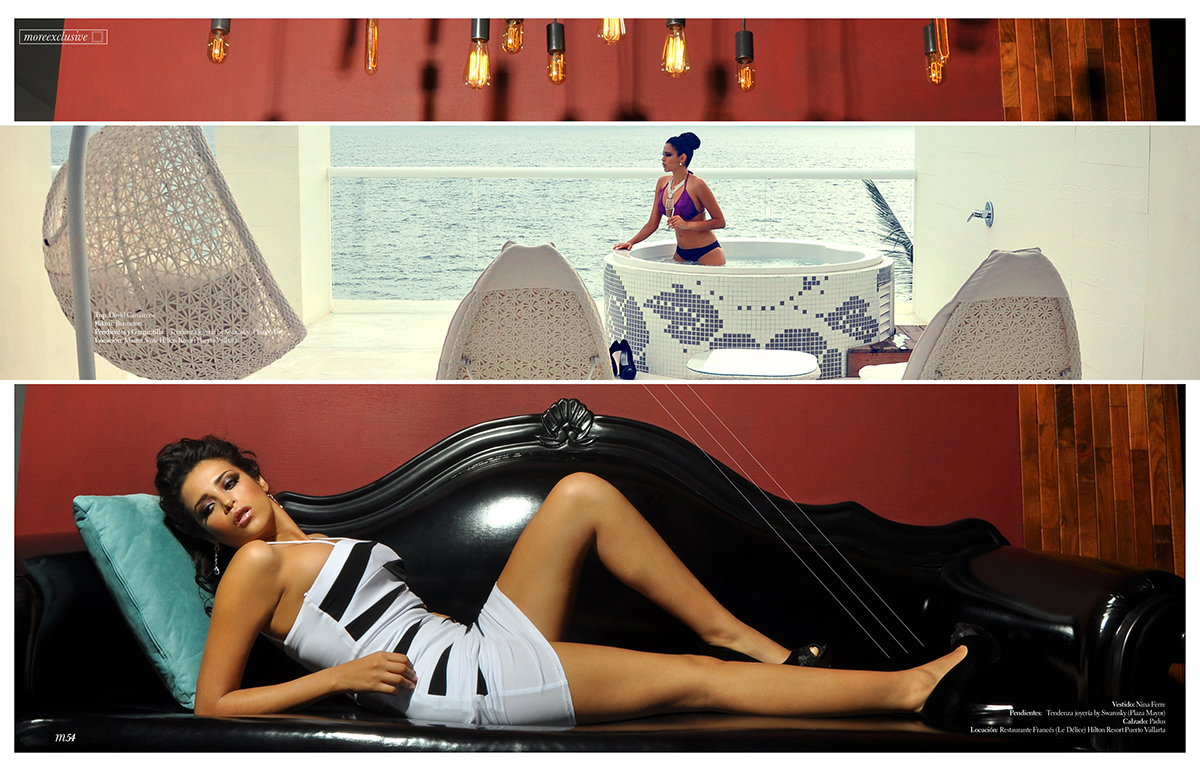 moda editorial more diseño Fotografia publishing   design Hilton vallarta playa modelos