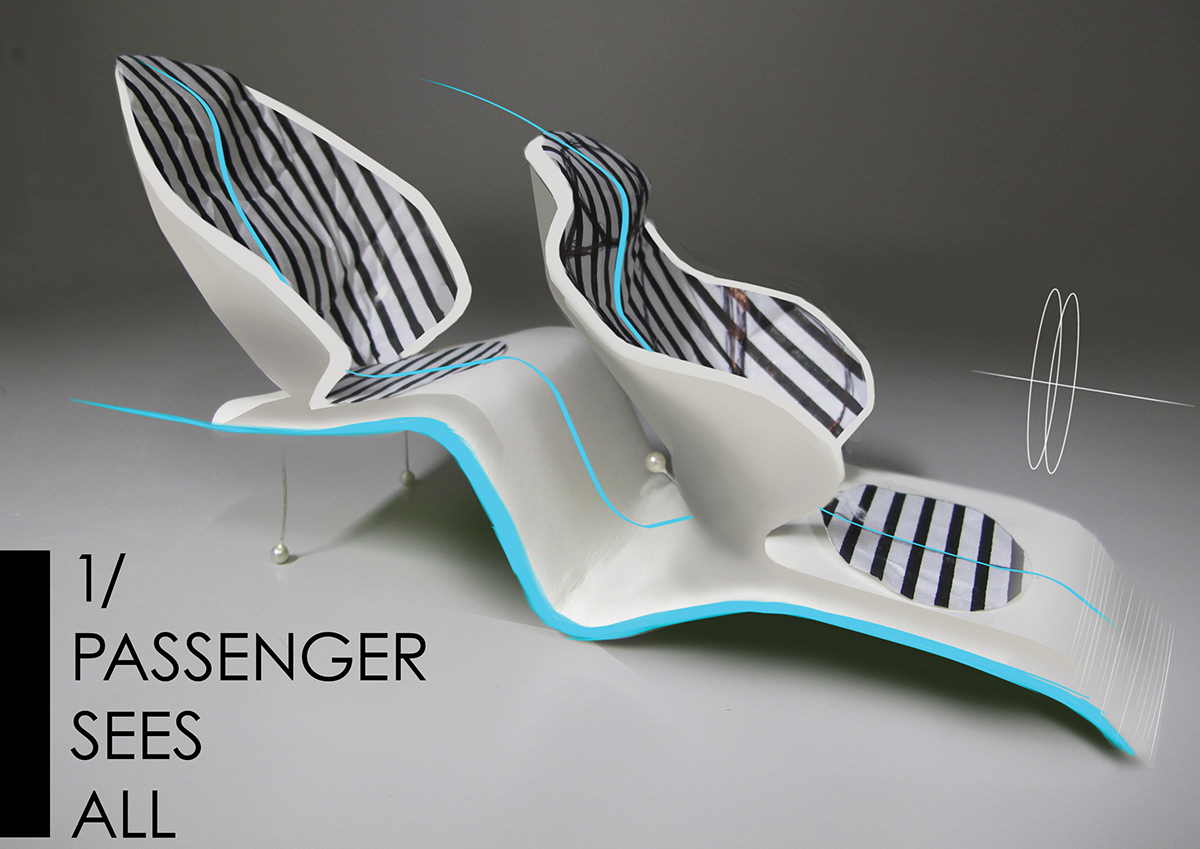 car Interior concept activity-based design shoreline Ocean Surf