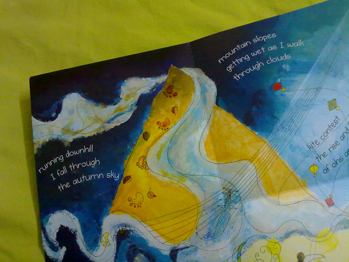 Haiku indian children book activity book Picture book book design paper structure Mix media