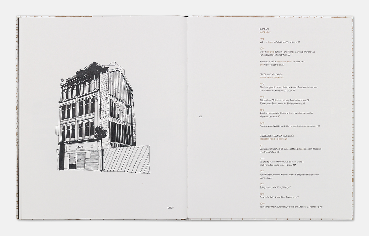 book design exhibition catalogue judith sauppers ZF Art Foundation