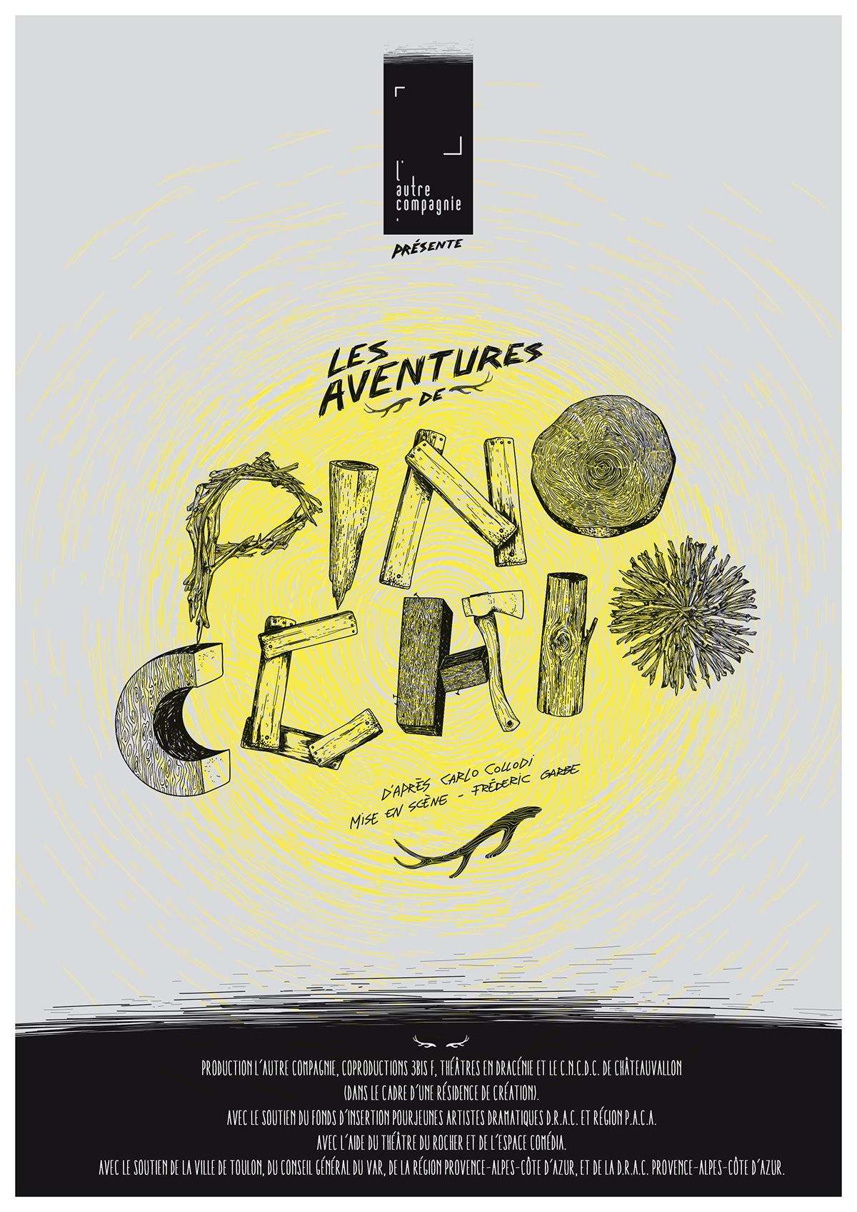 pinocchio aventures adventure vector yellow engraving