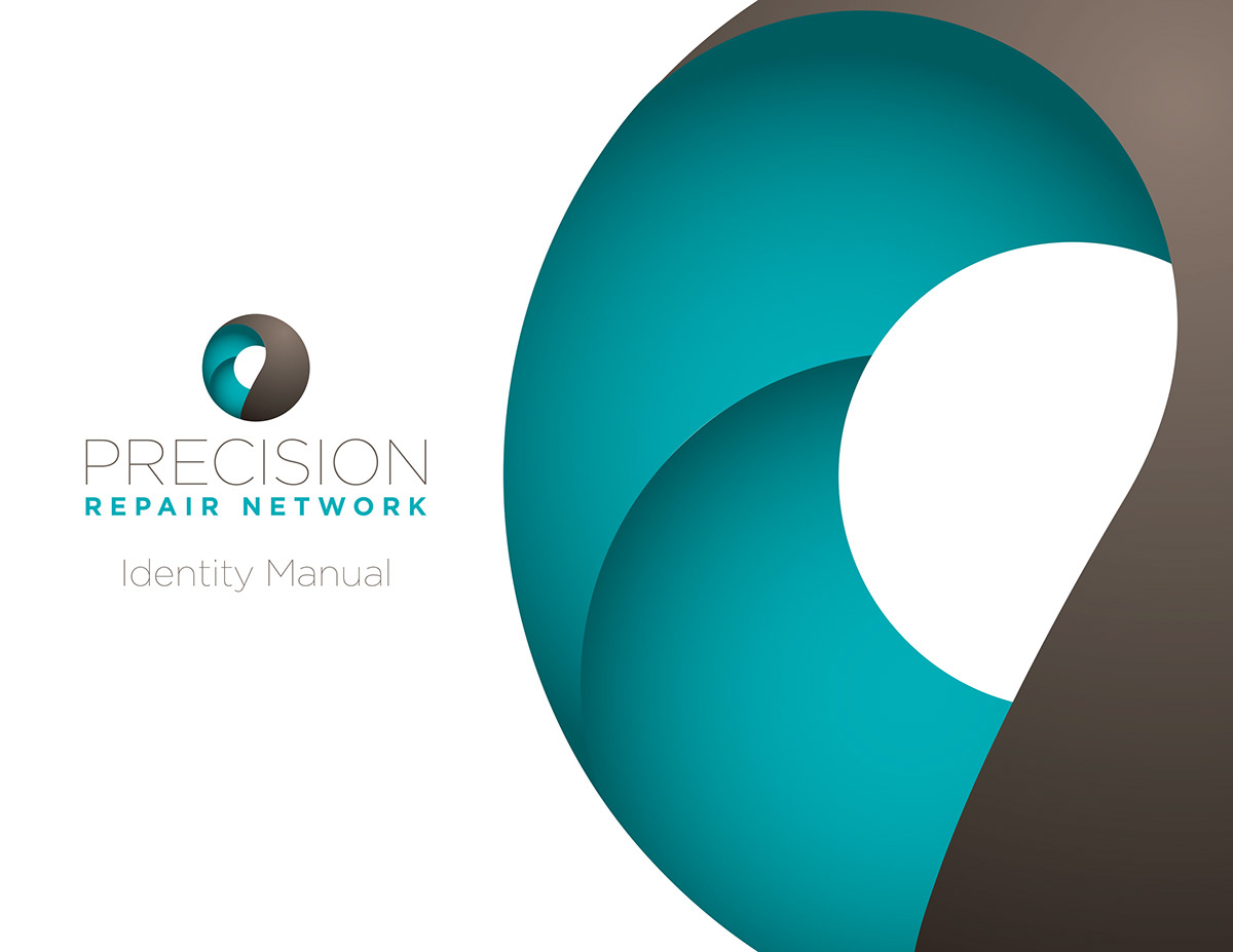 Precision Repair Network PRN brand identity Logo Design print Vehicle Wrap