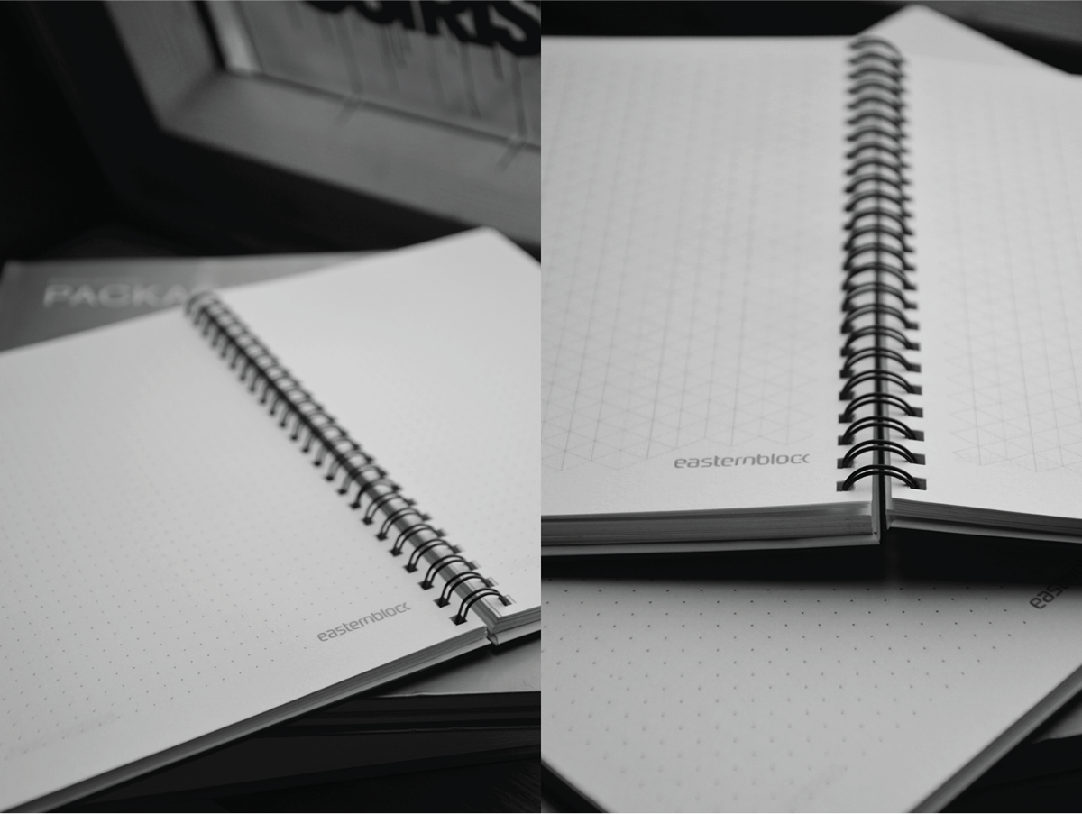 notebook Dot grid Isometric grid easternblock sketchbook graphic design 
