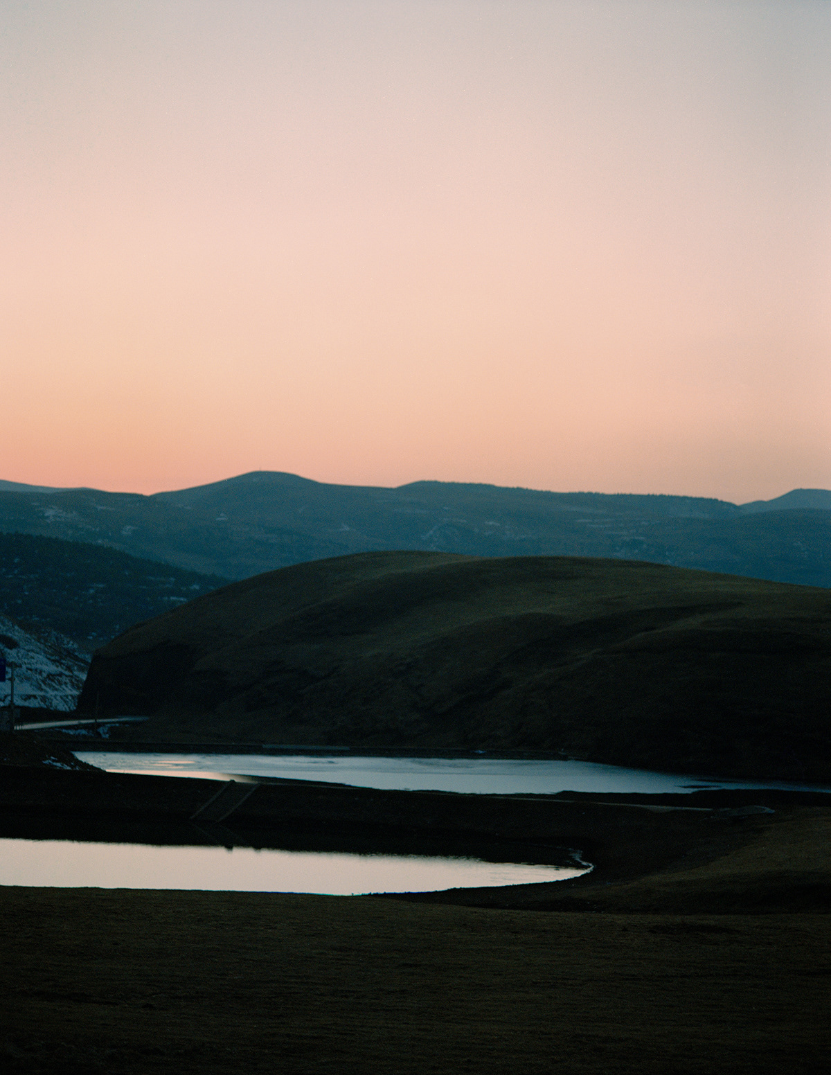 120 film film photography Landscape landscape photography medium format mountain Photography  sunset