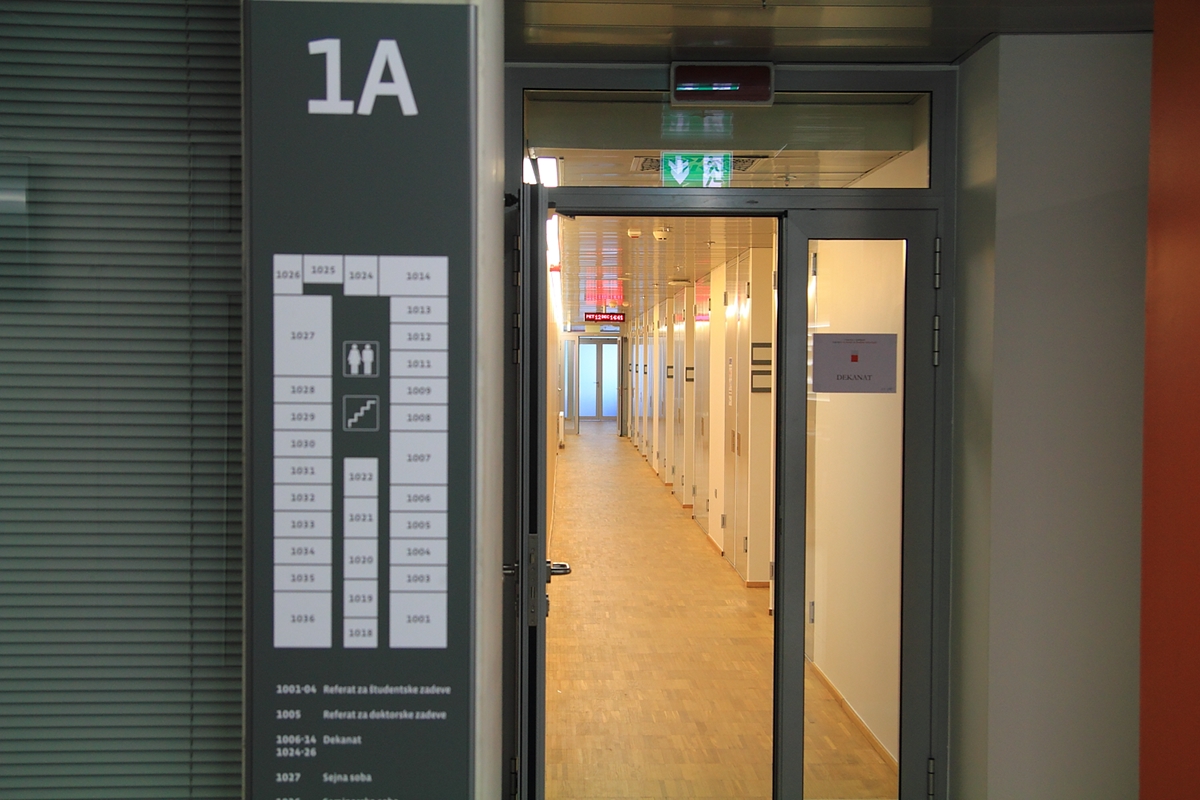 Signage system way-finding wayfinding faculty University