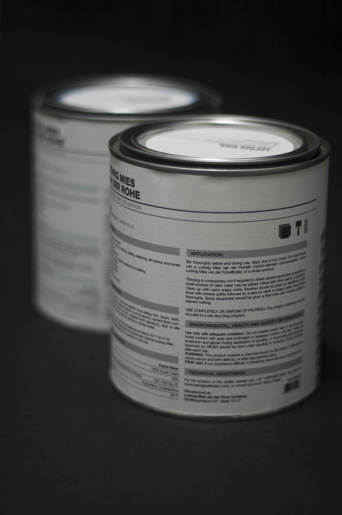 paint packaging van der rohe Classic Paint Collection Darshita Mistry