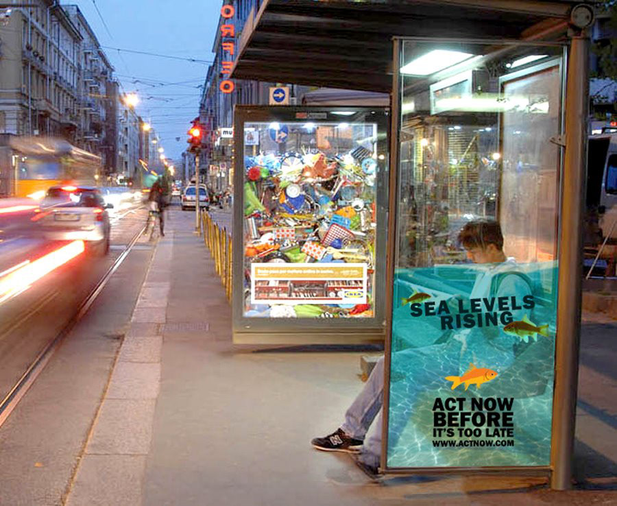 global warming graphic design  outdoor advertising social responsibility
