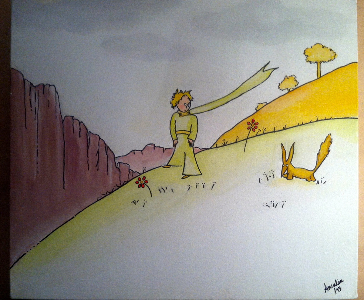 The Little Prince el principito pared wall Paintingwall