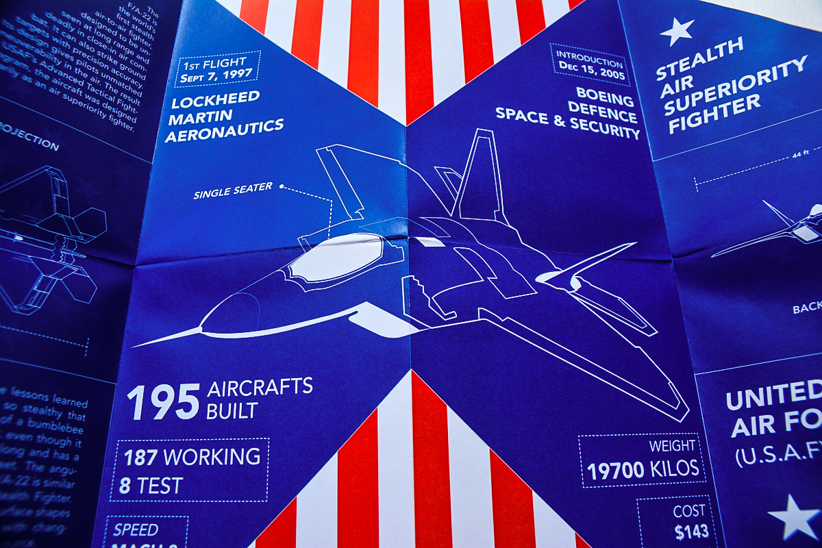plane america raptor stars folder print airforce stealth usa Layout