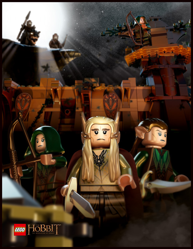 LEGO hobbit Maya photoshop
