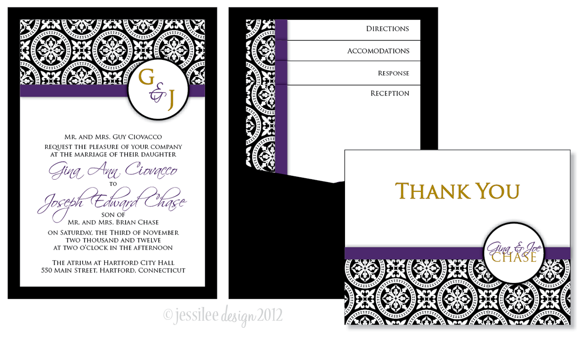 Jessilee Design invitations announcements baby wedding