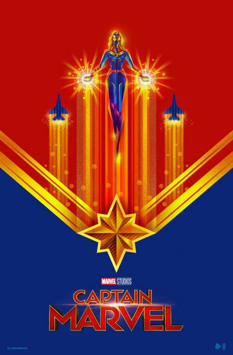 Captain Marvel posters marvel Marvel Studios Poster Posse agency SuperHero