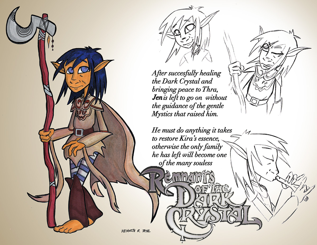dark crystal redesign pitch packet cartoon Jim Henson Character design 