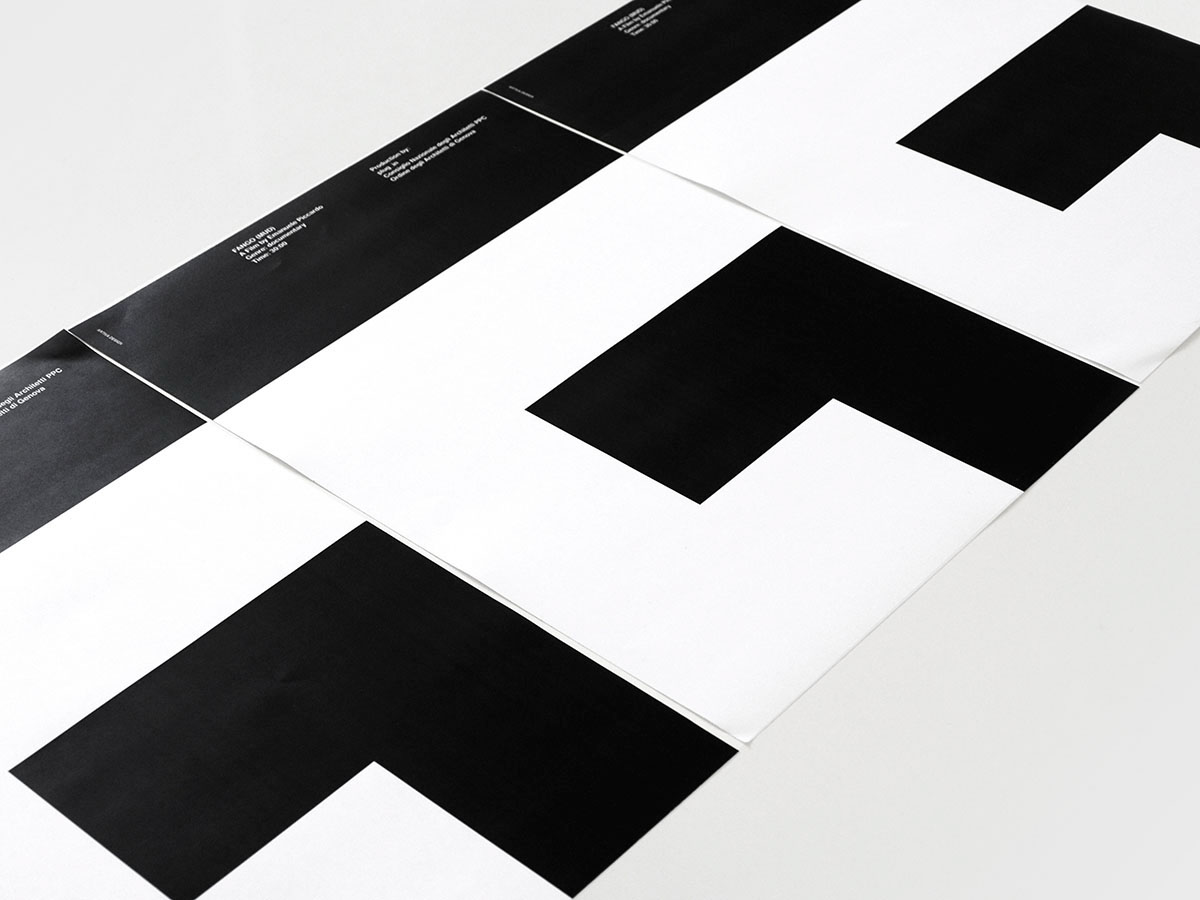 fango black White artiva design daniele de batté  davide sossi poster manifesto