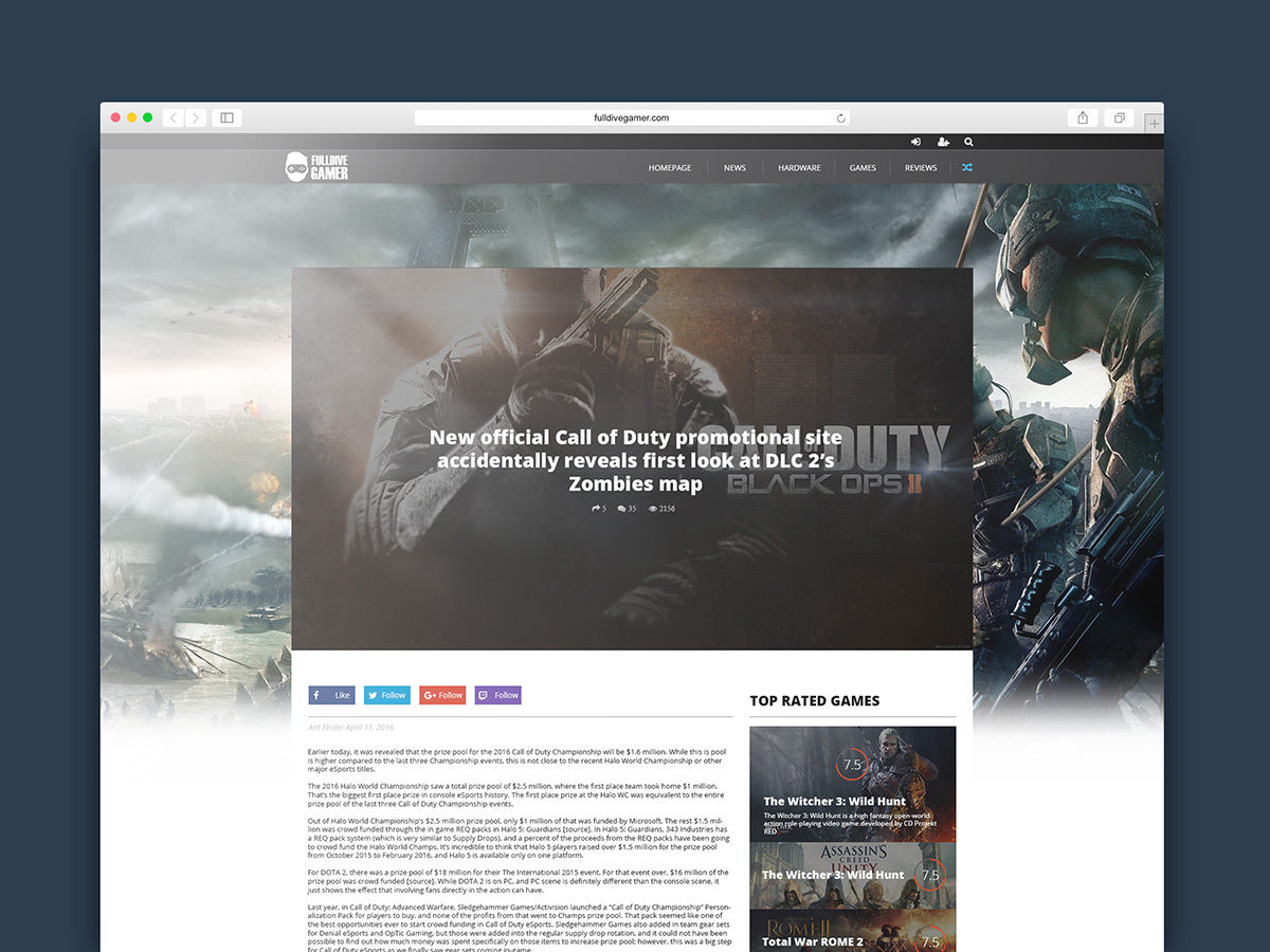 design wordpress custom design Gaming portal community website
