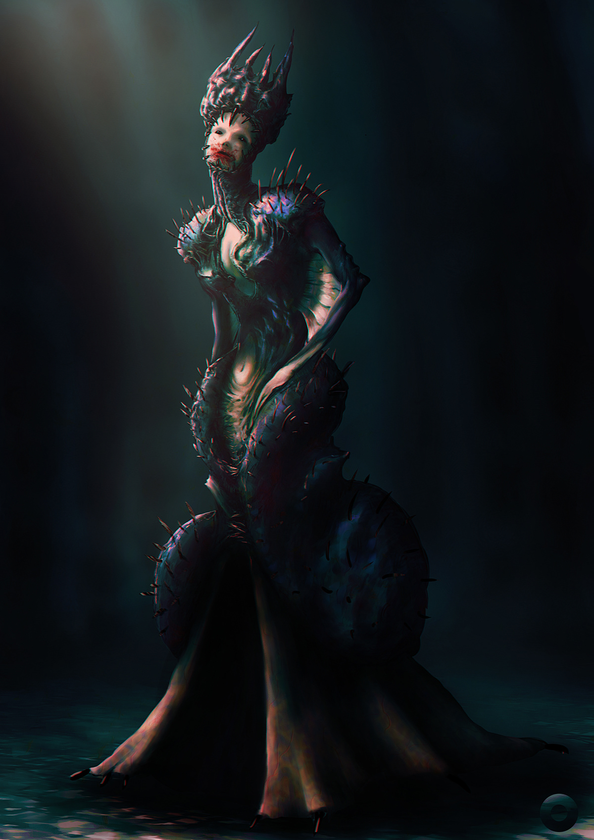 demonic queen fantasy Character