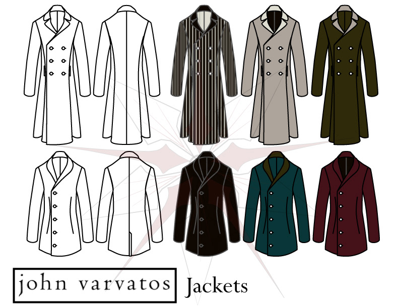 John Varvatos jackets shirts Sweaters vests pants ensembles