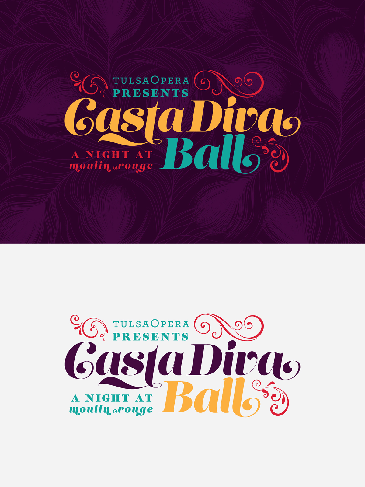 logo Event Events Event Branding Logo Design opera ballet Birthday concept Concepting