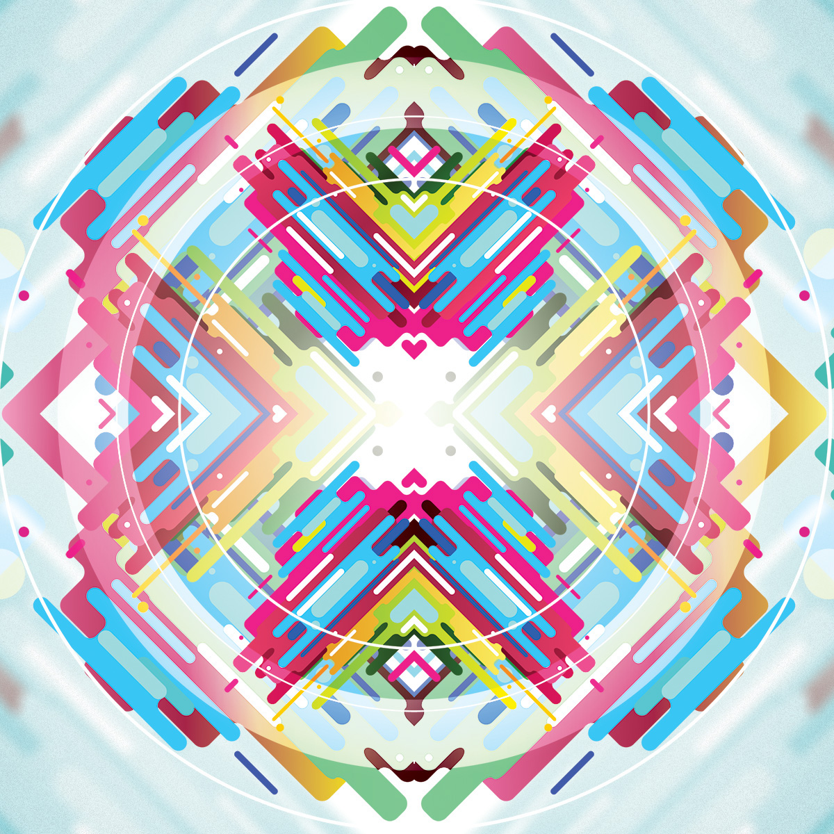 ковёр kaleidoscope symmetry colors pattern