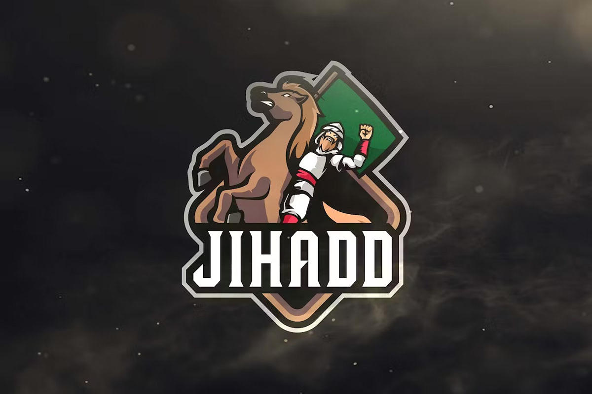 sport esport game Gaming jihad design graphic template horse logos