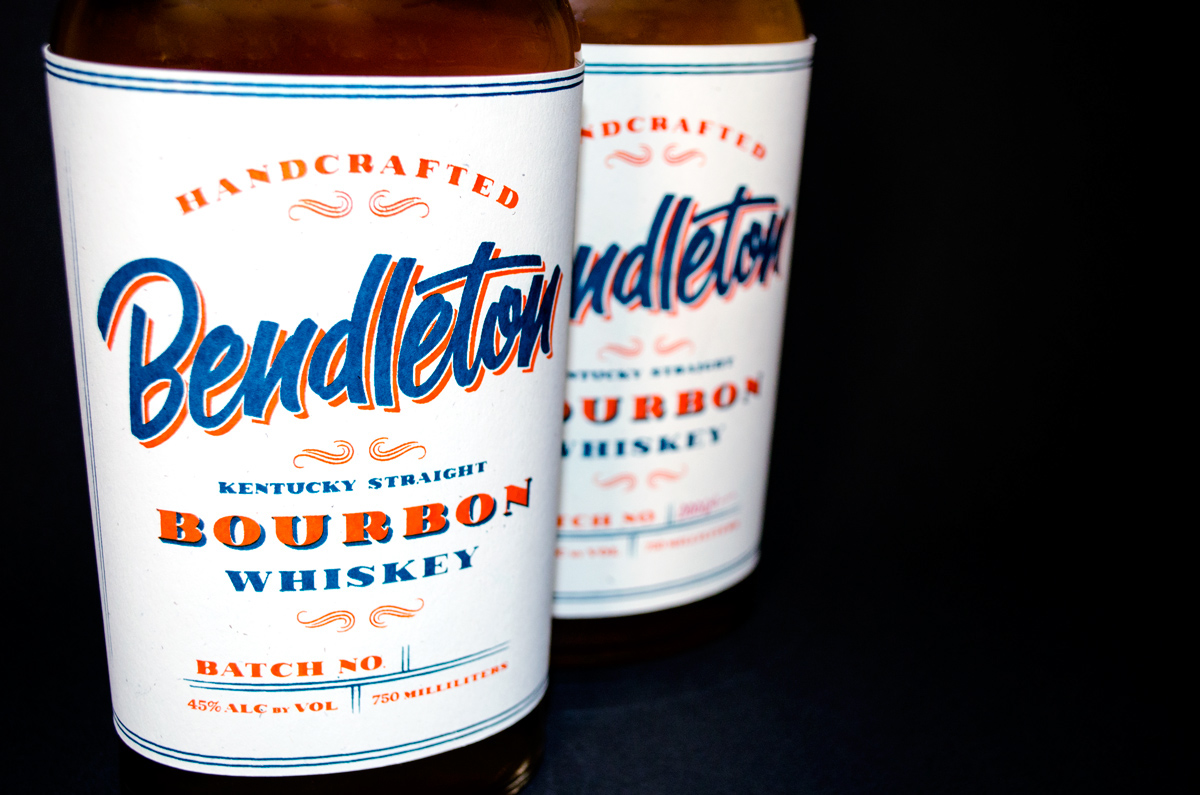 lettering type design Label bourbon Spirits package #Ps25Under25 Ps25Under25