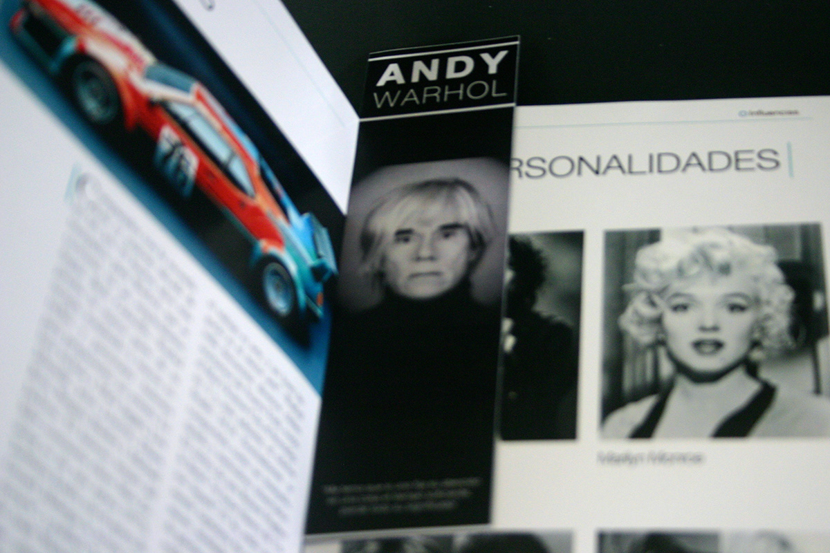 Andy Warhol  editorial design  book editorial grid