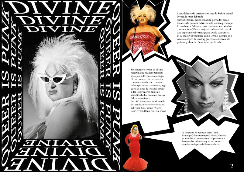 diseño divine kitsch magazine NEO punk queer revista