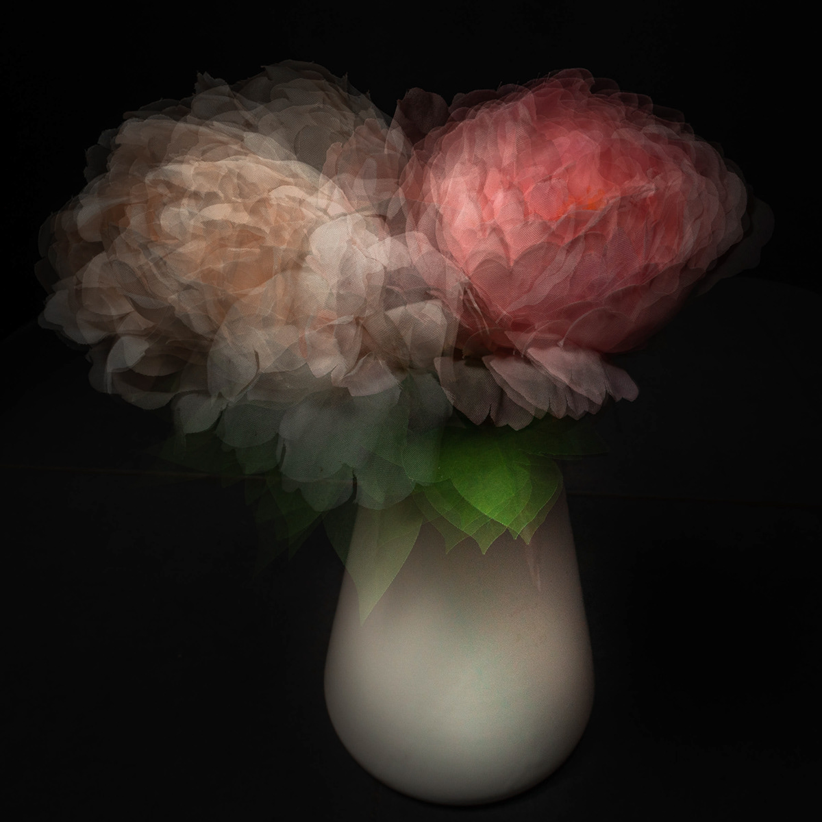 flower Lamp multiple exposure