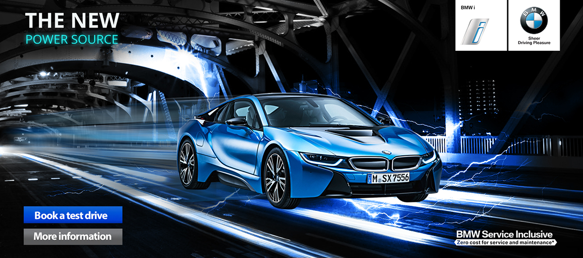 BMW i8 BMW concept drive Digital Advertising digital campaign new media