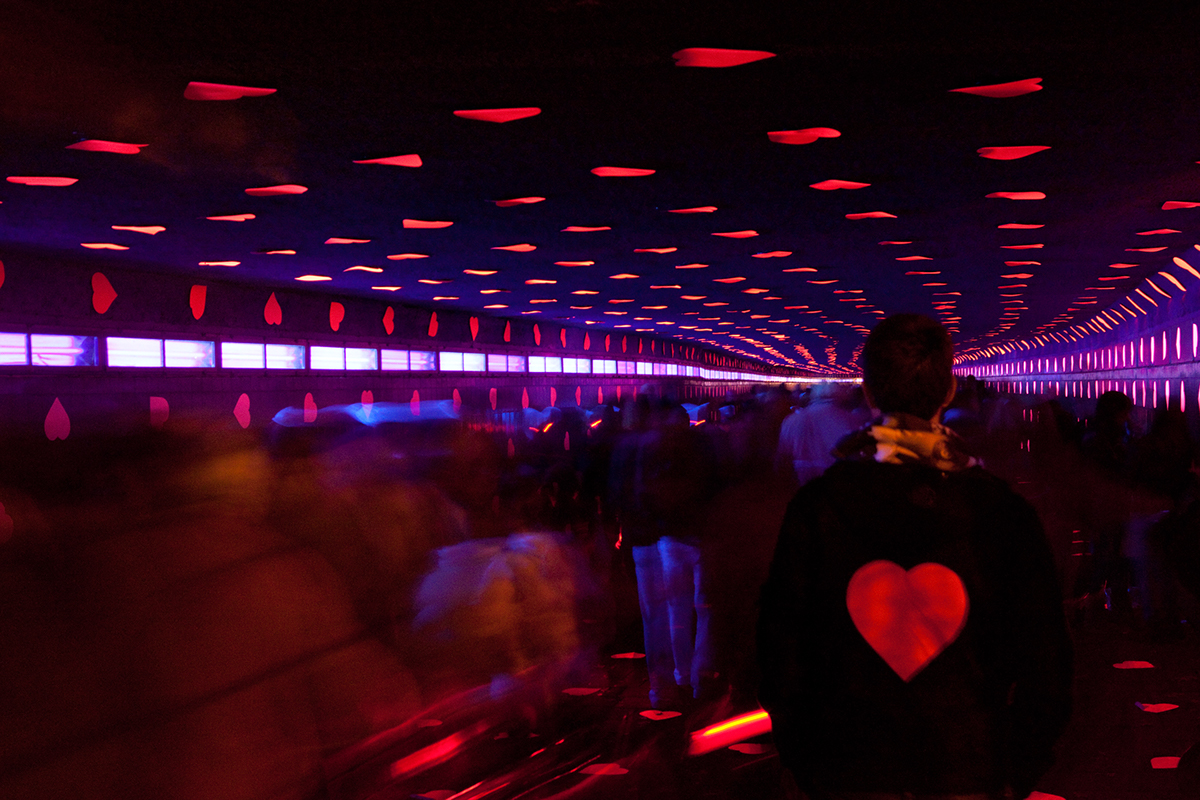 Adobe Portfolio light festival City Dressing glow