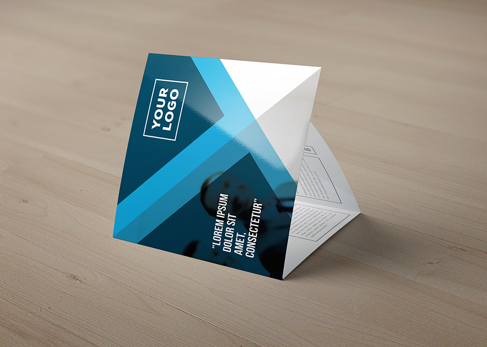blue brochure business catalog clean flexible minimal modern multicolor pattern print professional simple sleek square