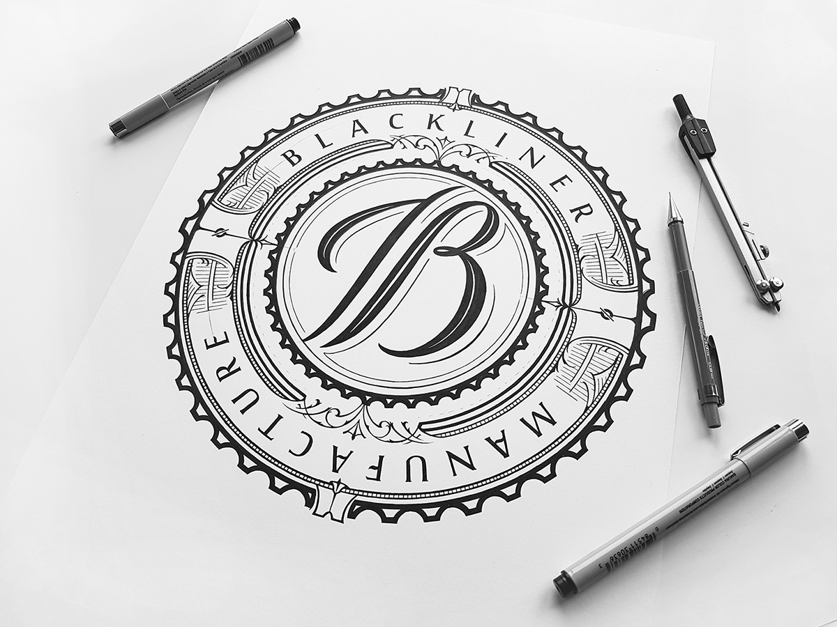 HAND LETTERING Handlettering Custom Lettering lettering type letters monogram capital letter vintage ink type design sketchbook sketch