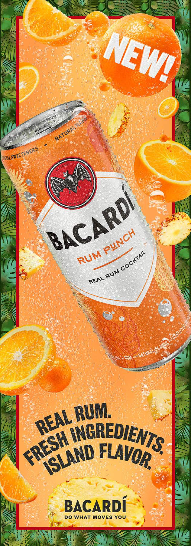 bacardi bubbles drink can drops fluid Fruit Liquid orange water