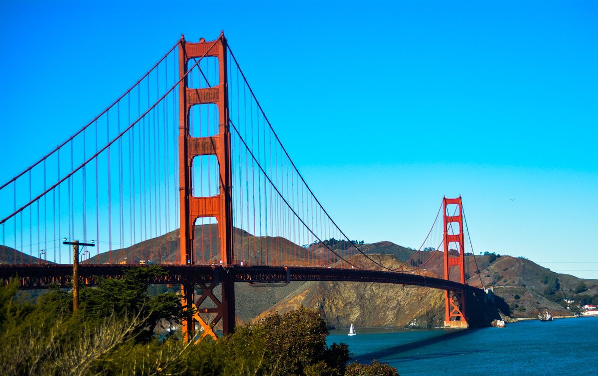 big sur California usa america new orleans la skies buildings minimal blue pacific golden gate bridge sanfrancisco winter