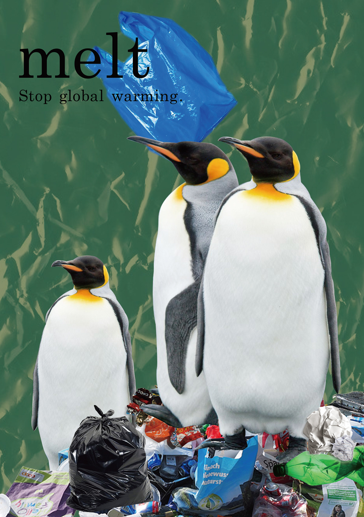 global warming Melt post card poster stop global warming 지구온난화