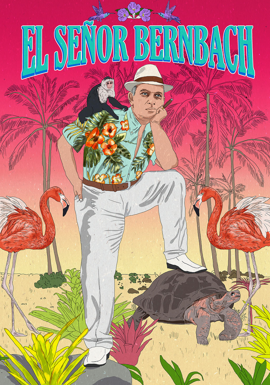 DDB Tropical latino bernbach flamingo Caribe poster cartel