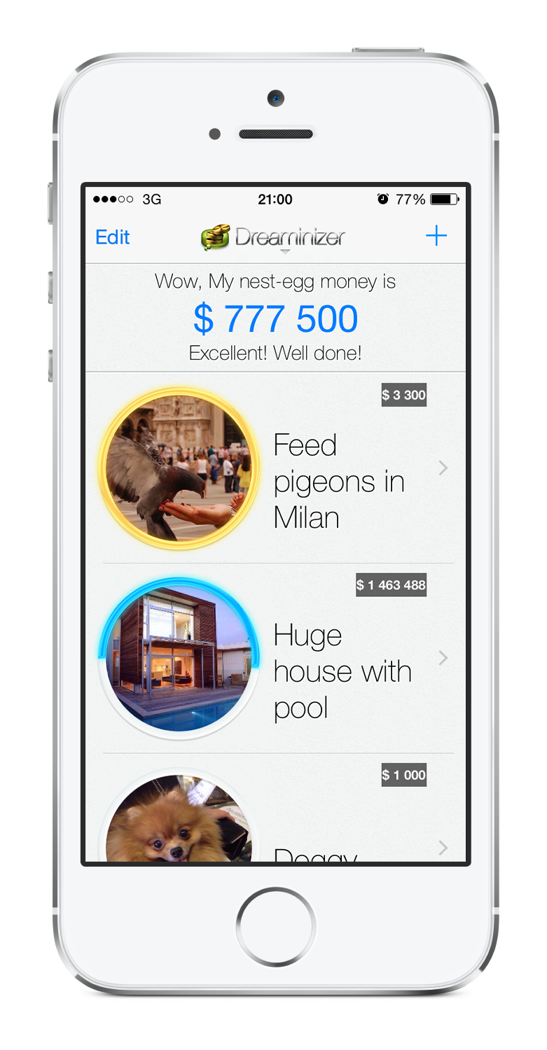 Startup UI ux iphone mobile