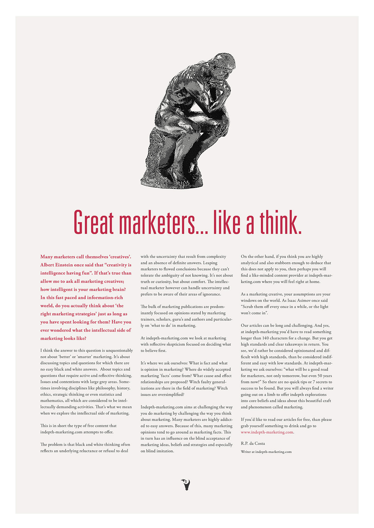 marketing   articles Blog engraved advertisement