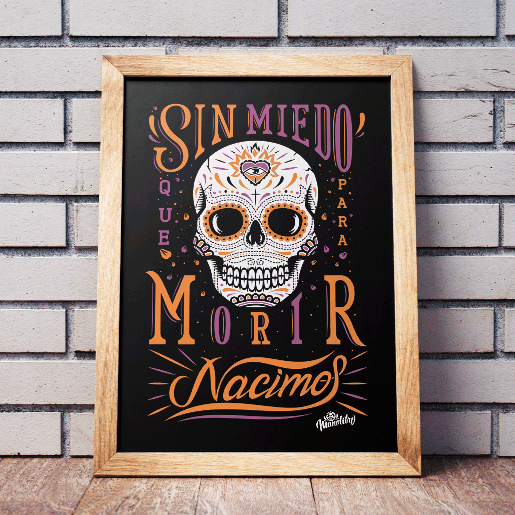 day of the dead dead Dia De Muertos digital illustration ilustracion mexico muertos shirt t-shirt vector