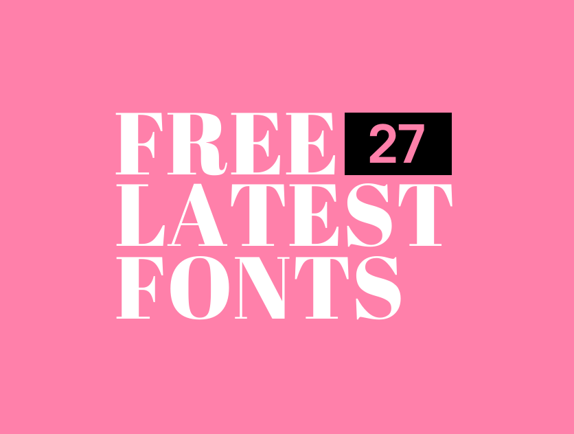 free fonts free typeface free typography freebies