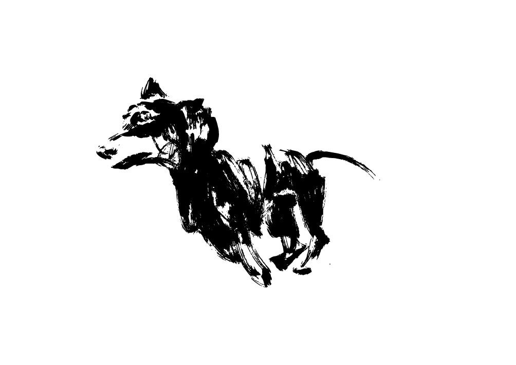 bassotto dog Love black dachshund BASSETT Sausagedog texture eb snoopy addiction Posca uniPosca paper