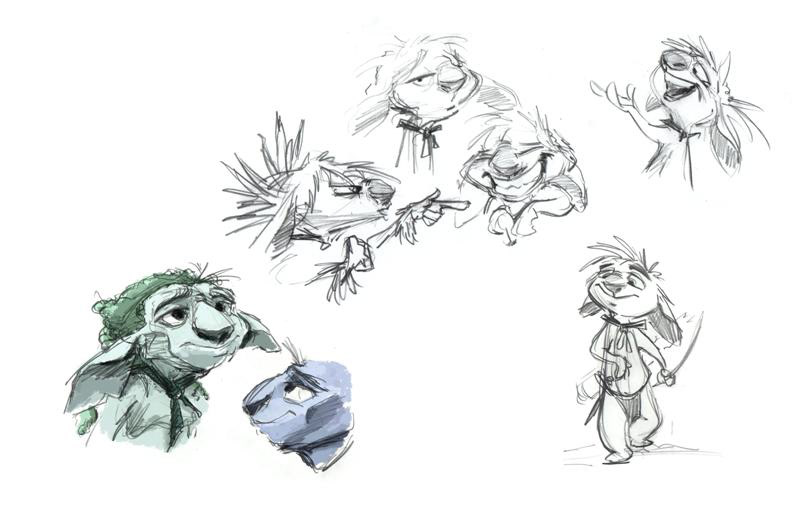 disney sketching pencil concept drawing inspirational art animal drawing character animation design creative hand drawn Russ Edmonds animator artist