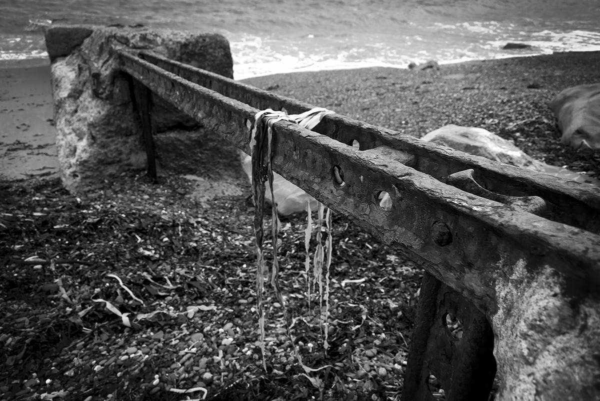 wales  aberystwyth coast "sea scape"  Nikon D80 andrew o'dell photography calm long exposure b&w black and white aberystwyth seas side Coast sea weed river