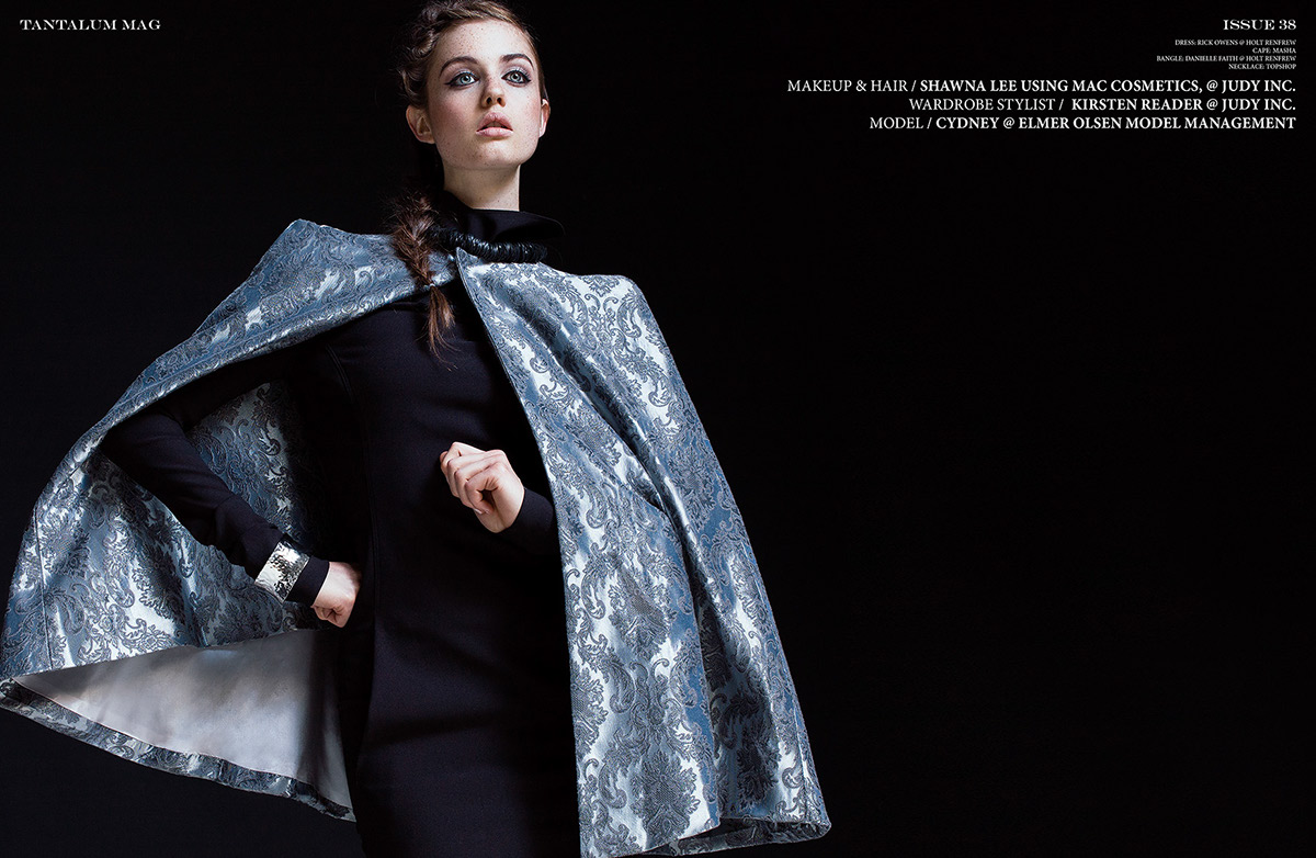 Tantatlum Magazine model studio fashion editorial Cydney Studio Kaizen
