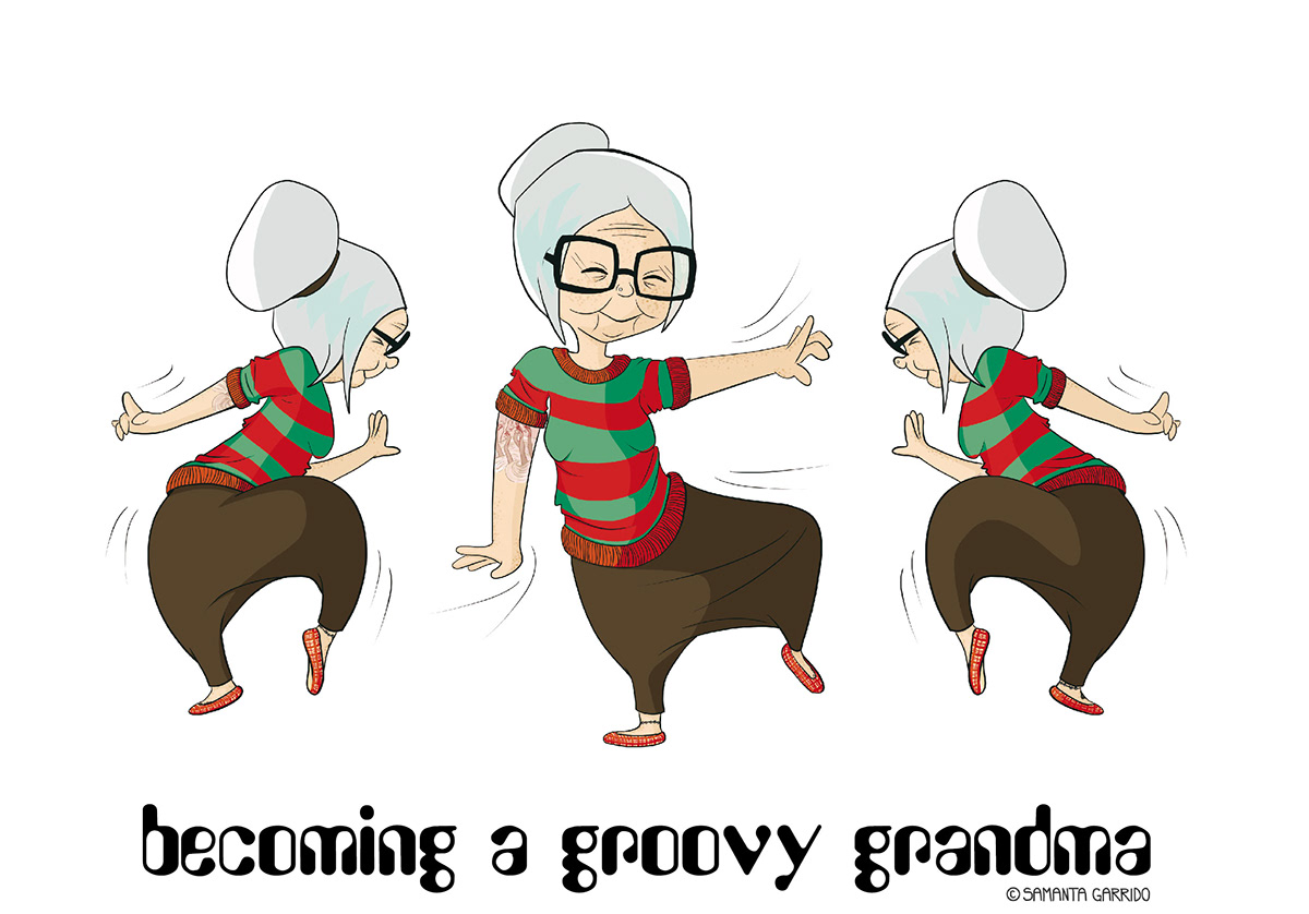 t-shirt shirt design grandma groovy