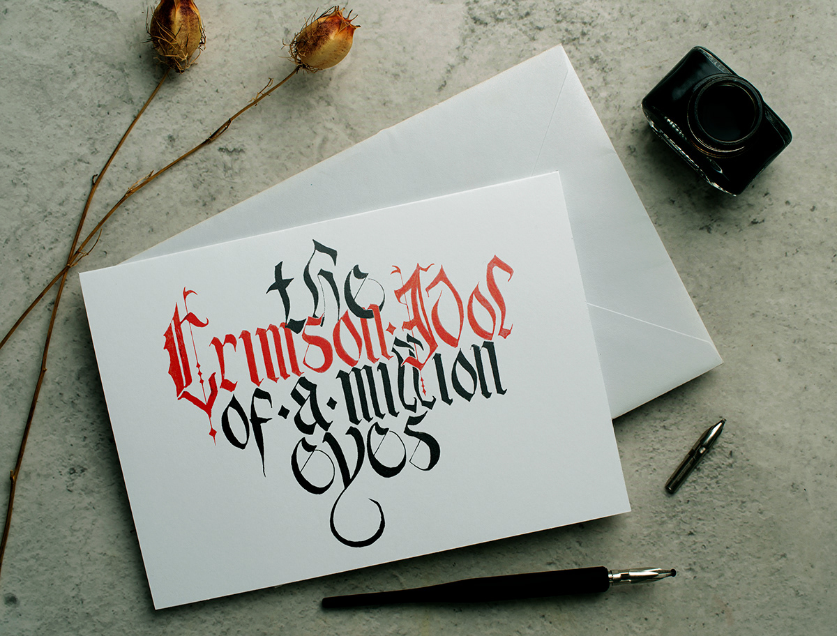 graphic lettering Calligraphy   design Graphic Designer ink handwritten font typography  