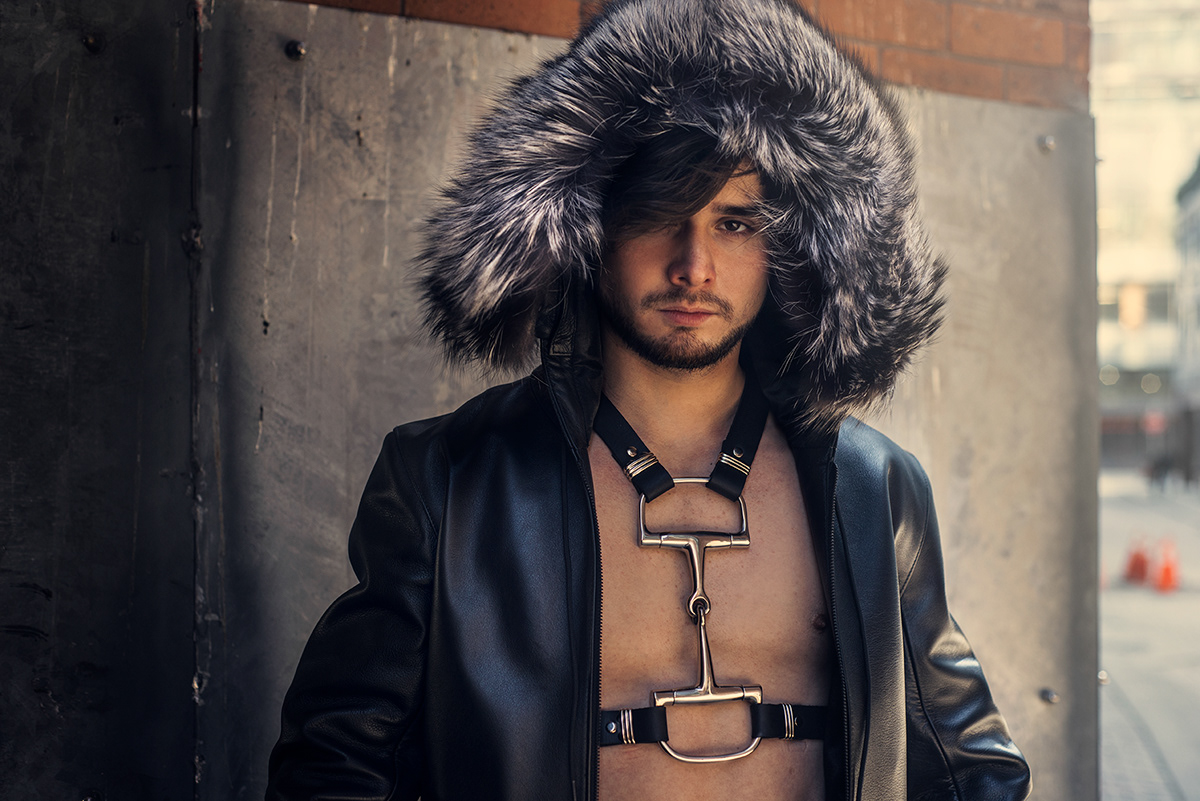 fetish gay jamo best kink leather male model Northbound Leather Toronto