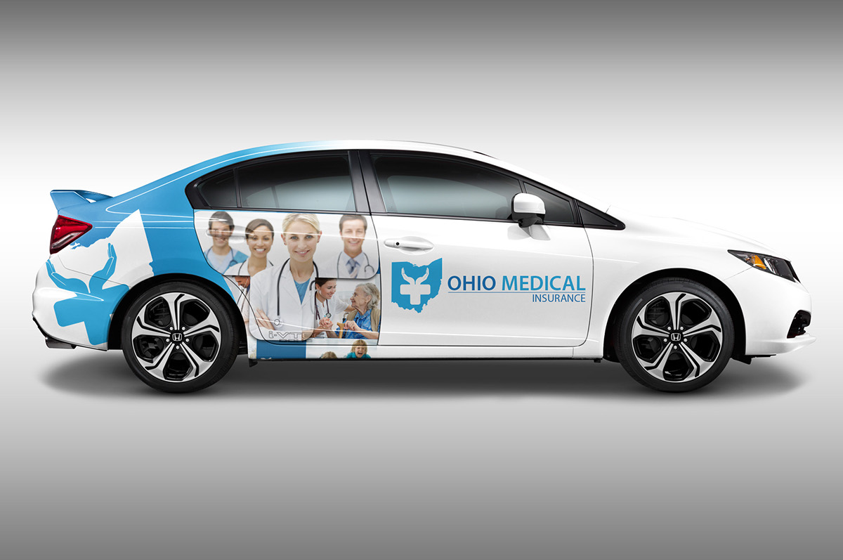 marketing   Health medical healthcare Business Cards flyers materials Car Wraps