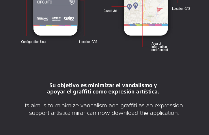 Wall Graphics design urban art movile app Ecuador quito diseña o muere graffiti ecuador